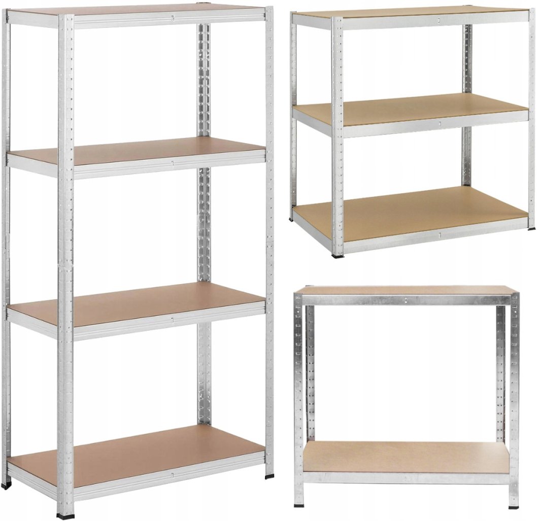 Regał metalowy magazynowy 150x75x30 cm 1