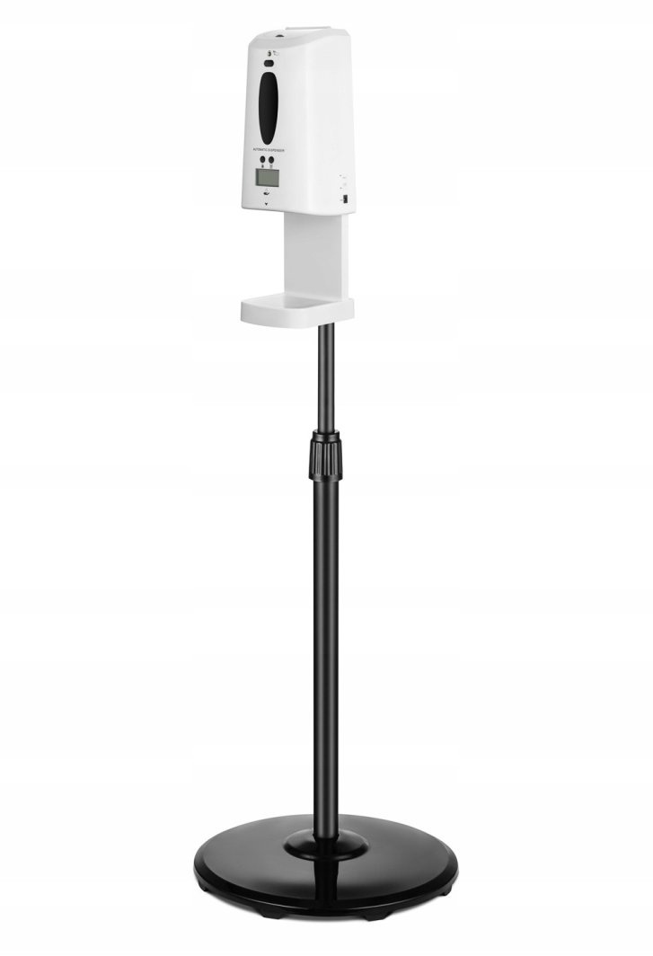 Stojak czarny, teleskopowy do dozownik�w D1300-STC 1