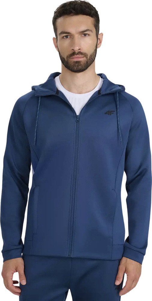 Bluza męska 4F FNK M587 niebieska 4FWAW25TFSWM587 32S XL 1