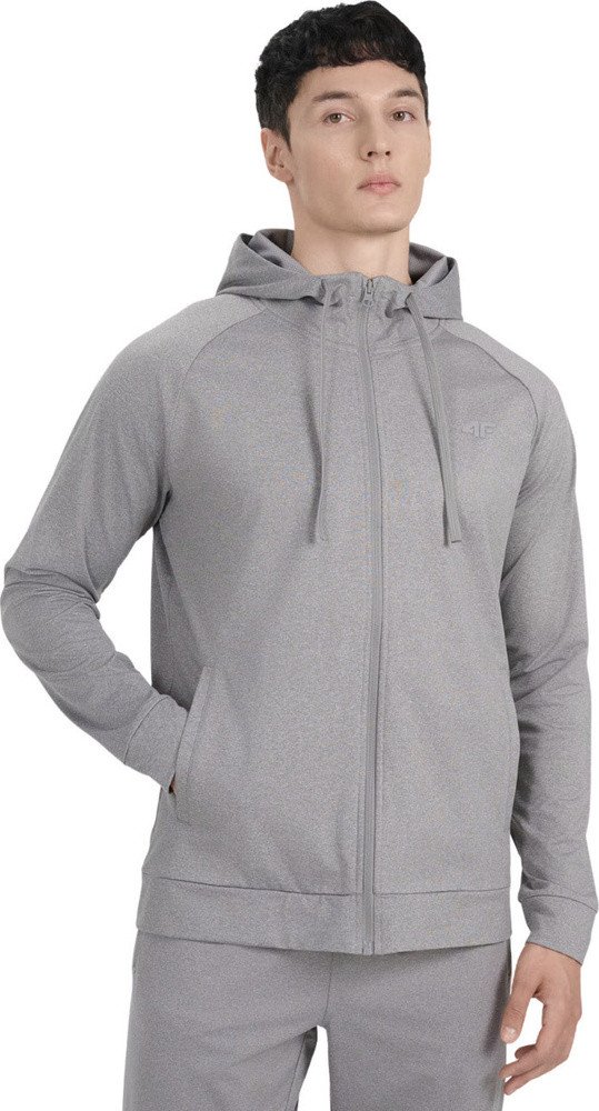 Bluza męska 4F FNK M654 szara 4FWMM00TFSWM654 25M M 1