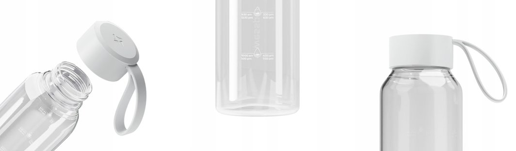 Szklana butelka Wessper B1 Borosilicate 500ml Transparent  (WES260-500-TR-NEW) 1