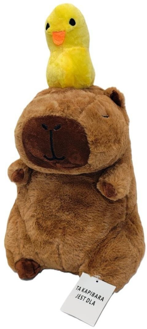 Special Gift Maskotka pluszowa Kapibara z kaczką 30cm 1