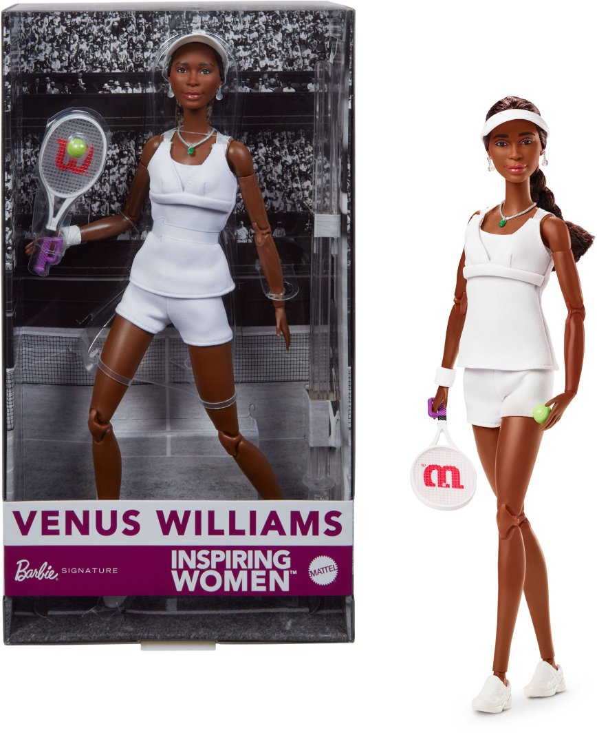 Lalka Barbie Mattel Signature Inspiring Women Venus Williams (HRM49) 1
