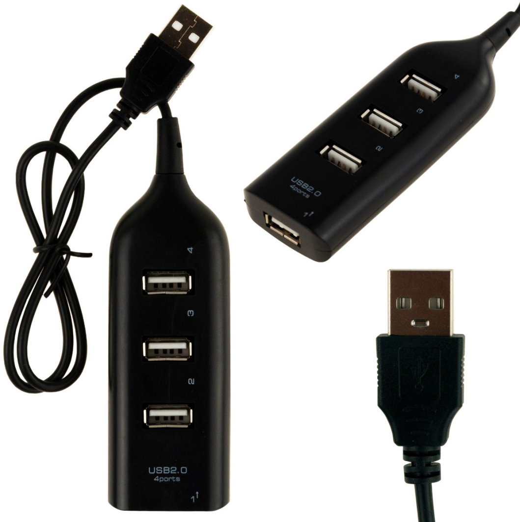 TG66249 HUB USB ROZDZIELACZ 4 PORTÓW ROZGAŁĘŹNIK USB 1