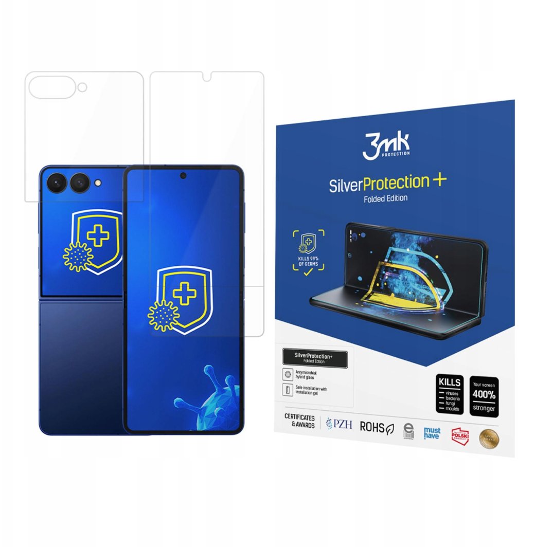 3MK Folia antymikrobowa 3MK SilverProtect+ Folded Edition