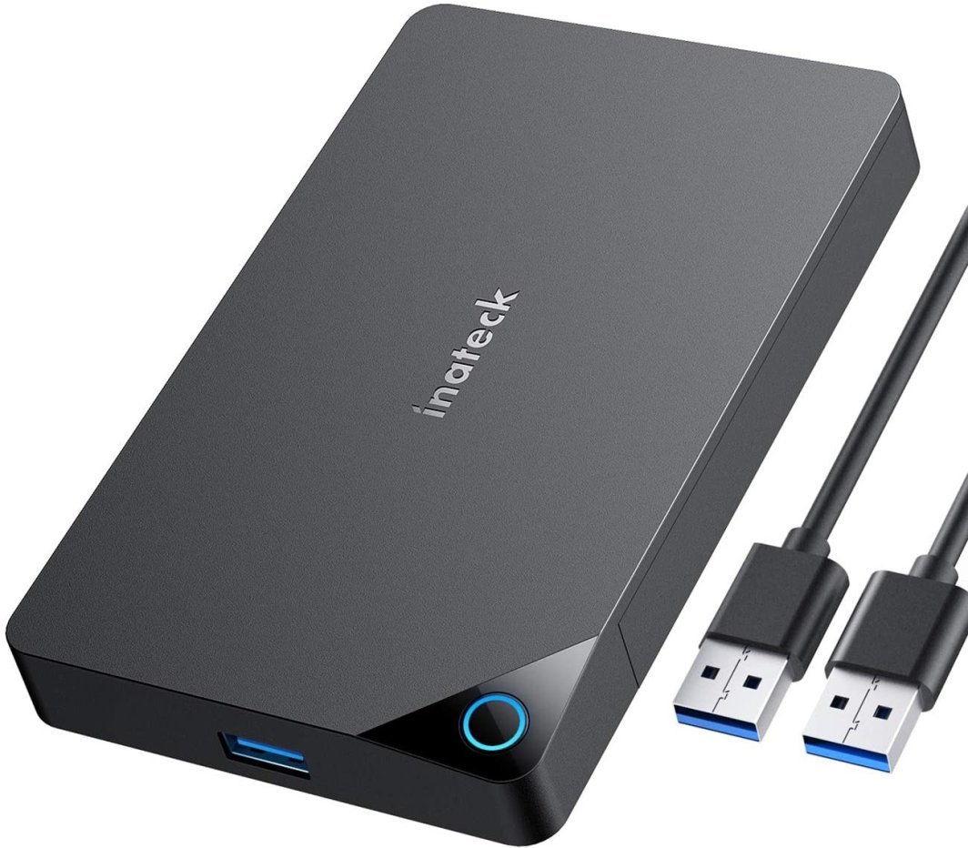 Inateck Festplattengehäuse 2,5" USB 3.0 SATA HDD und SSD 1