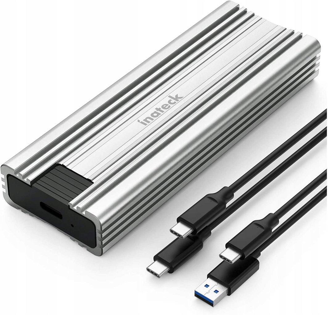 Inateck Festplattengehäuse NVMe M.2 USB 3.2 mit Kühlkissen 1