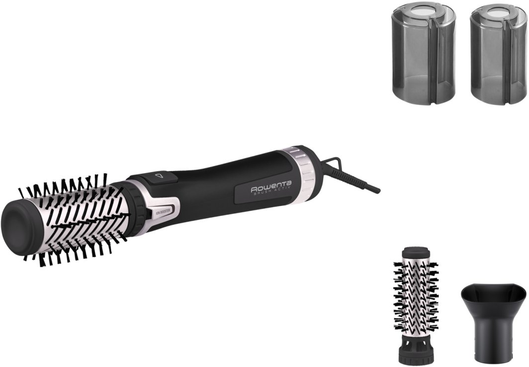 Rowenta Brush Activ' Dry & Style CF9550 Szczotka z gorącym powietrzem Ciepły Czarny 1000 W 1,8 m 1