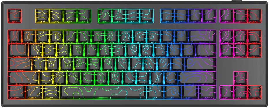 Klawiatura Redragon K737 Uranus Pro Silky Frost Linear Switch (K737B-RGB-PRO) 1