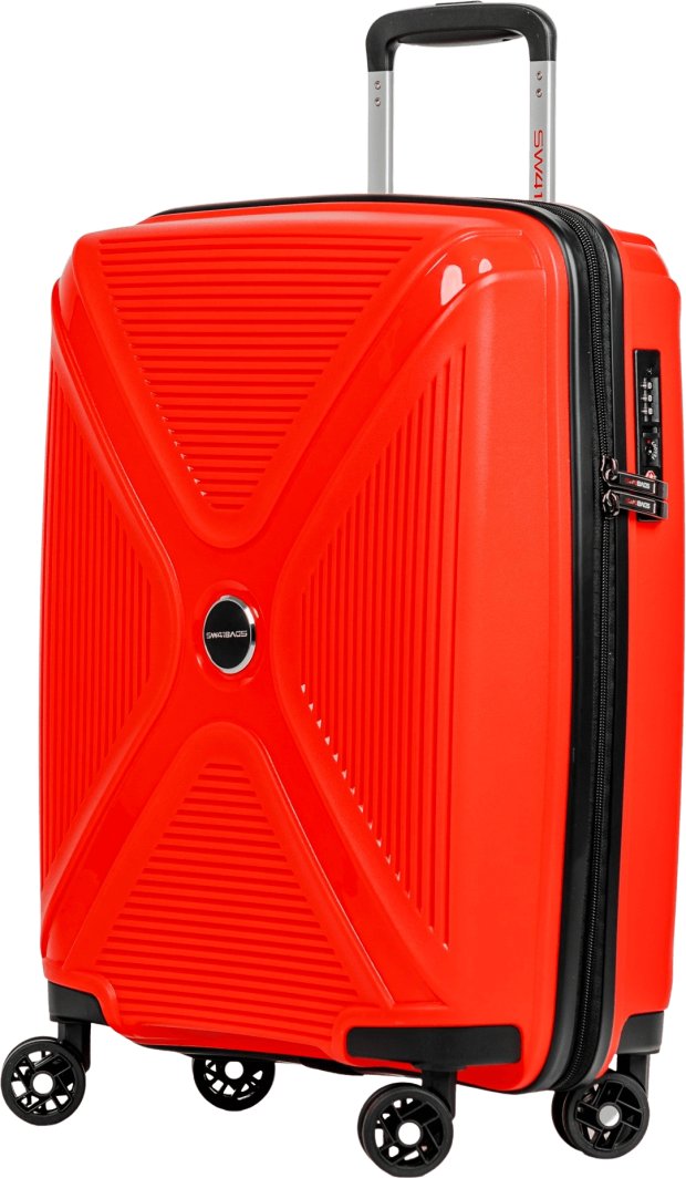 Walizka kabinowa SwissBags Cross-Box 55 cm czerwony Uniwersalny 1