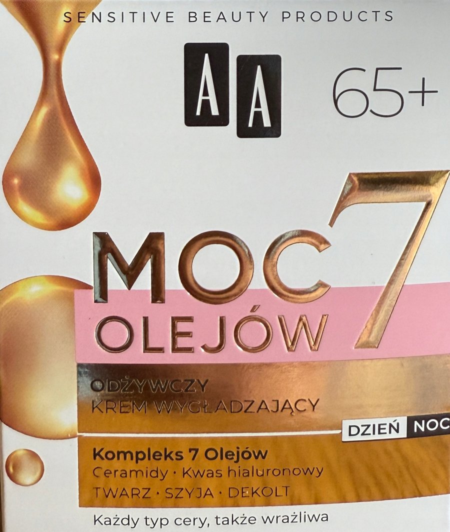 AA MOC 7 OLEJÓW Krem 65+ multiujędrniający 50ml 1