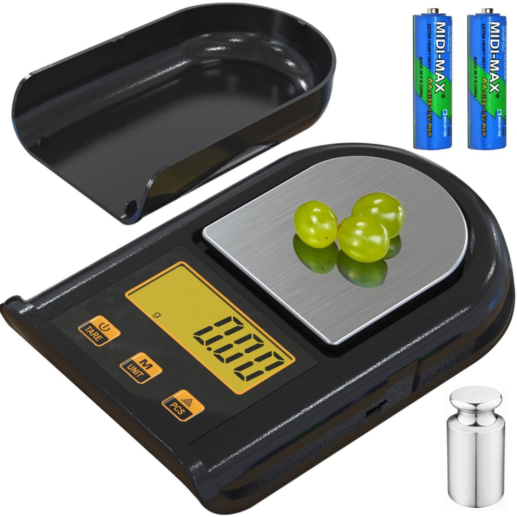 Waga jubilerska przenośna zamykana z odważnikiem 500g / 0.01 g Waga jubilerska przenośna zamykana z odważnikiem 500g / 0.01 g 1