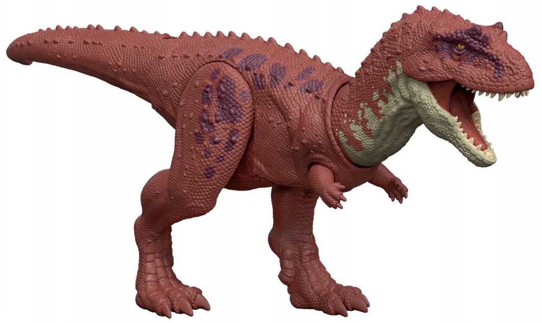 Figurka Mattel Jurassic World Rebirth Aucasaurus Ryczący dinozaur (JGB88) 1