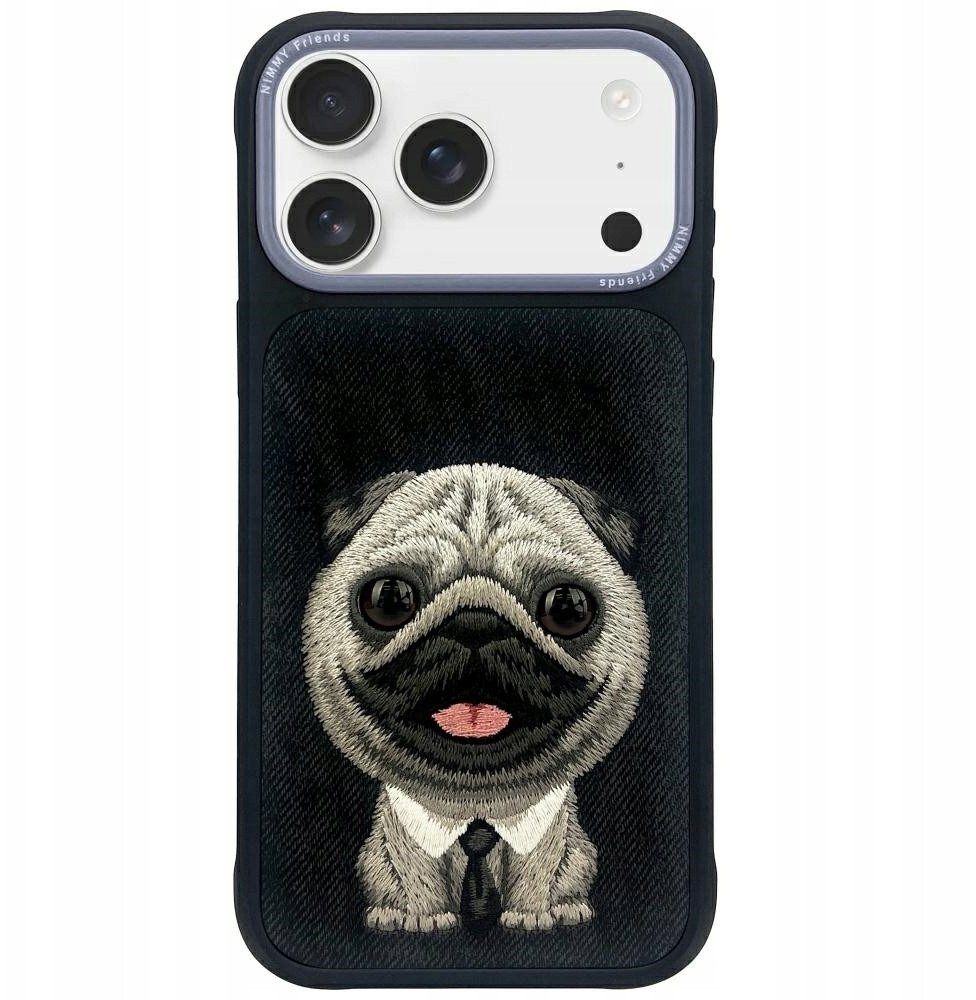 Etui Nimmy Big Eyed Pet 2.0 Dog do iPhone 17 Pro czarny 1