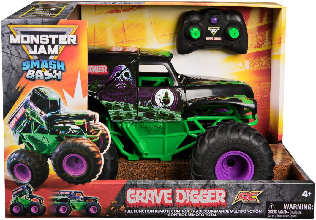 Monster Jam RC 1:15 Smash & Bash Grave Digger 1