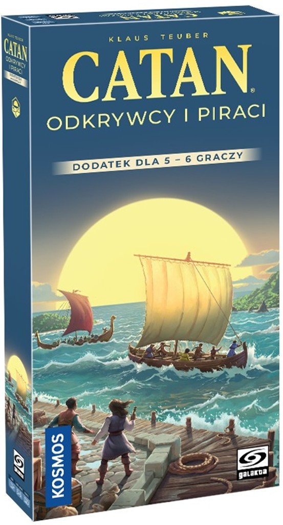 Galakta Dodatek do gry Catan: Odkrywcy i Piraci - Dodatek dla 5-6 graczy (edycja 2025) 1