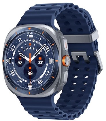 Samsung Galaxy Watch Ultra sports watch, 47 mm, blue (2025) 1