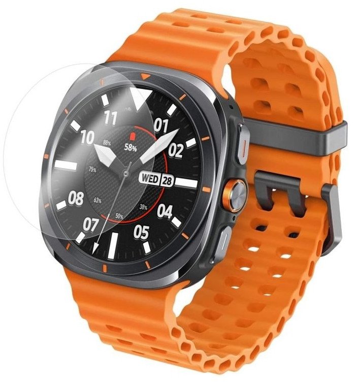 Fixed | Protective Tempered Glass for smartwatch Samsung Galaxy Watch Ultra, 2pcs | Clear 1