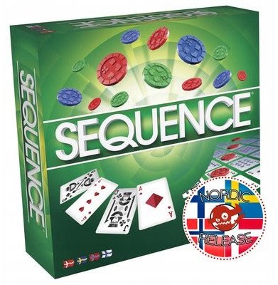 Sequence board/card game 1