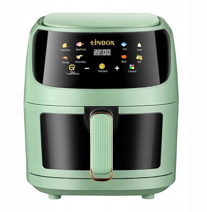 Frytkownica beztłuszczowa 5502 Linbox zielona 1