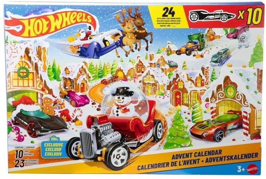 Kalendarz adwentowy Mattel Hot Wheels 2025 (JCB47) 1