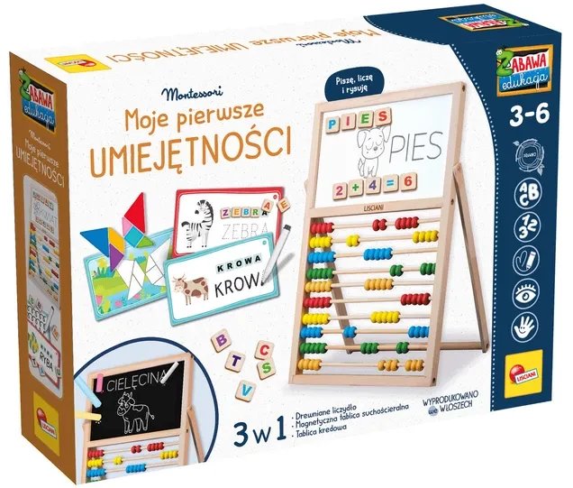 LISCIANI MONTESSORI MOJE PIERWSZE UMIEJĘTNOŚCI 1