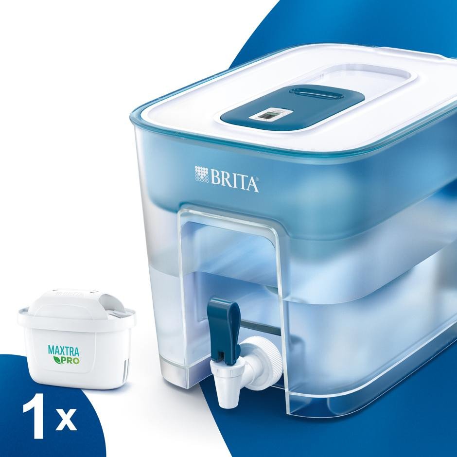 Brita Flow, Dispenser water filter, 8.2 L, Blue, Transparent 1