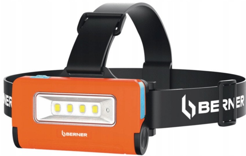 LATARKA CZOŁOWA WARSZTATOWA CZOŁÓWKA AKUMULATOROWA LAMPA LED BERNER 335506 1