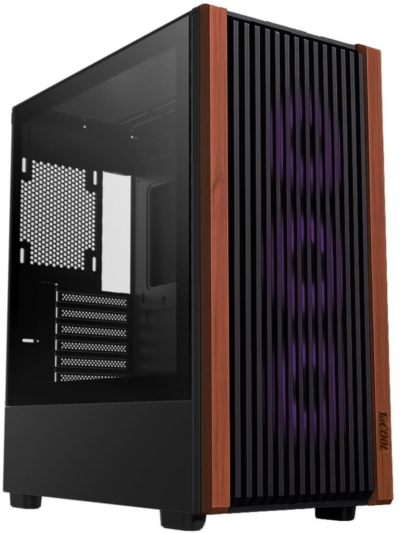 1stCOOL skříň G6 Noble, Mid Tower, ATX, AU, Průhledná Bočnice, Černá 1