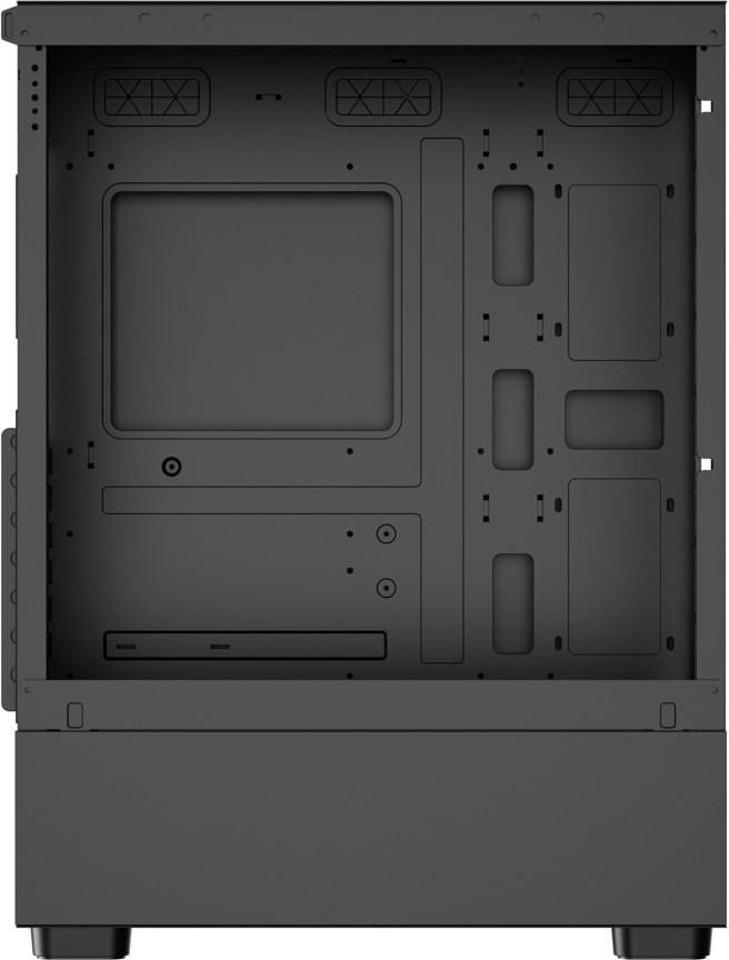 1stCOOL skříň G6 Noble, Mid Tower, ATX, AU, Průhledná Bočnice, 4x 120mm ARGB Fan, Černá 1