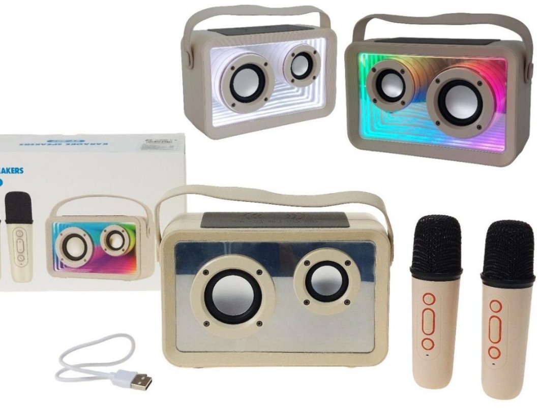 Zestaw 2 mikrofonów z głośnikiem 1