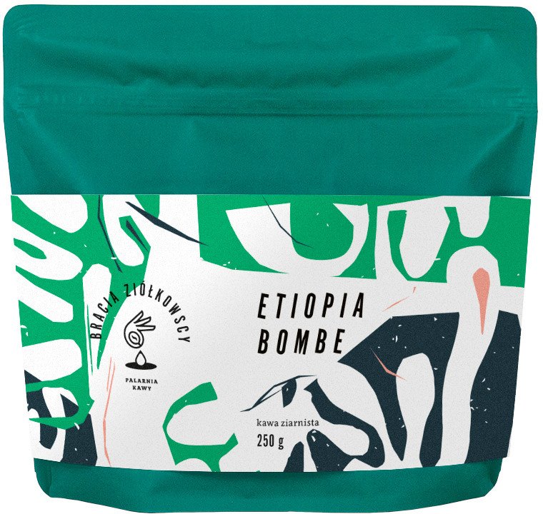 Bracia ZIółkowscy - kawa ziarnista Etiopia Bombe Washed Filter 250 g 1