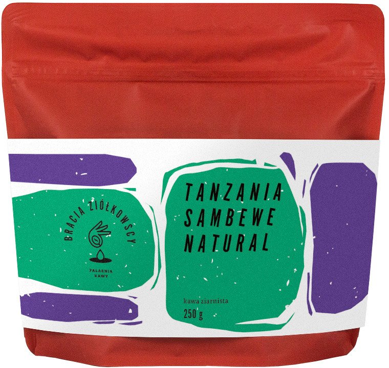 Bracia Ziółkowscy - kawa ziarnista Tanzania Sambewe Natural Filter 250 g 1