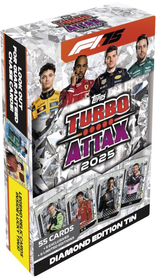 TOPPS FORMULA 1 TURBO ATTAX MEGA TIN DIAMOND 1