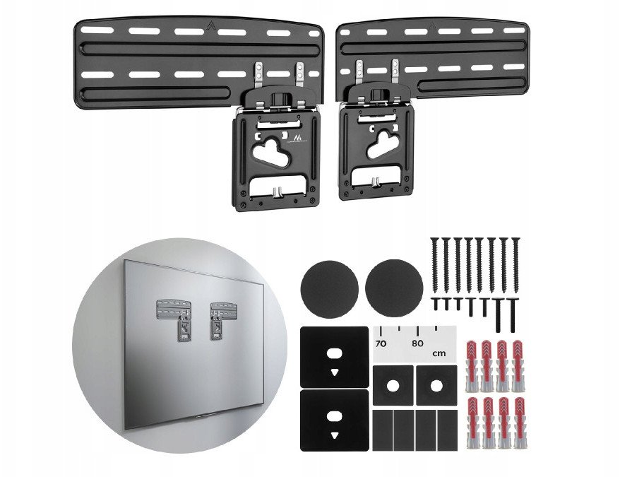 Uchwyt do TV Maclean, kompatybilny z telewizorami Samsung QLED, 43"-85", max. 60kg, MC-806 N 1