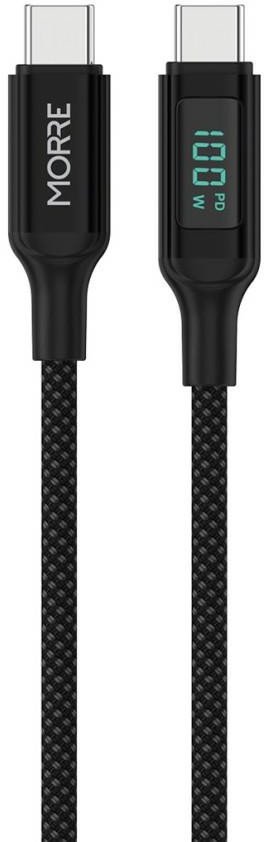 MORRE KABEL DO LADOWARKI USB-C 100W 1,5m Z WYSWIETLACZEM LED 1
