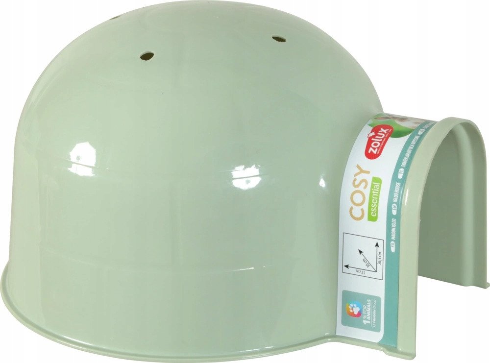 ZOLUX Domek igloo dla gryzonia plastikowy COSY duży zielony 1