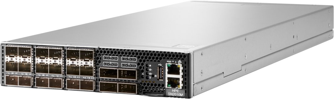 HPE SN2010M 25GbE 18SFP28 4QSFP28 Switch - M-Series - Switch - halbe Breite - L3 - managed - 18 x 1/10/25 Gigabit SFP28 + 4 x 40 Gigabit / 100 Gigabit QSFP28 - Luftstrom von hinten nach vorne - an Rack montierbar 1