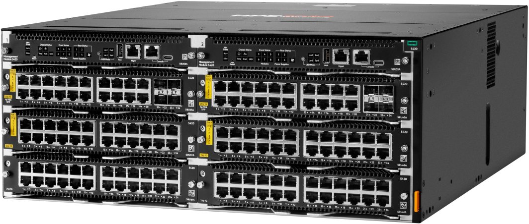 HPE Aruba Networking CX 5420 24p 10M/100M/1G Class4 PoE Module - Switch - L3 - managed - 24 x 10/100/1000 (PoE Class 4) - Luftstrom von vorne nach hinten - Plugin-Modul - PoE Class 4 1