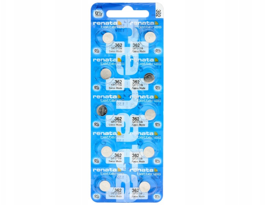 Renata 362 (SR721SW) baterijos 10 vnt. 1
