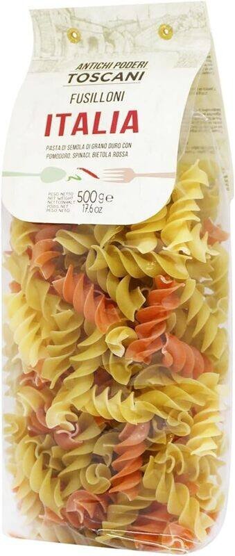 Makaron kolorowy fusiloni 500g - Antichi Poderi Toscani 1