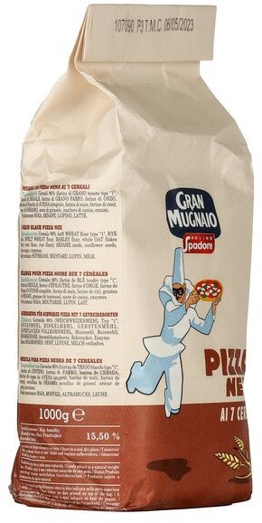 Mąka Farina Per Pizza Nera Ai 7 Cereali 1kg - Gran Mugnaio 1