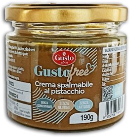 Krem pistacjowy bezglutenowy Crema Spalmabile al pistacchio Senza Glutine 190g - Gusto Etna 1