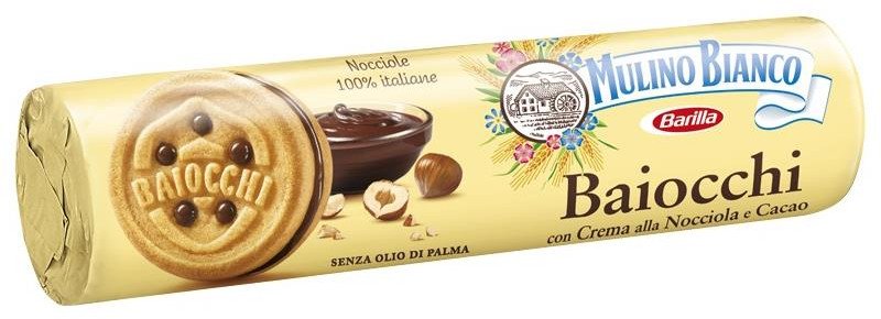 Ciastka z kremem Baiocchi 168g - Mulino Bianco 1