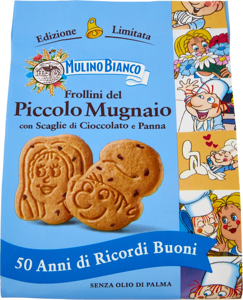 Kruche ciastka z kawałkami czekolady Piccolo Mugnaio 300g - Mulino Bianco 1