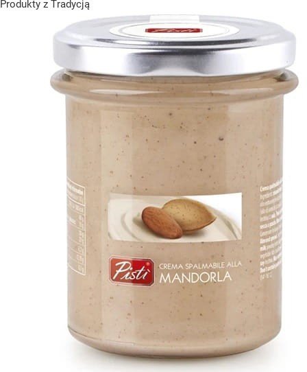 Krem z migdałów alla Mandorla Vaso Premium 200g - Pisti 1