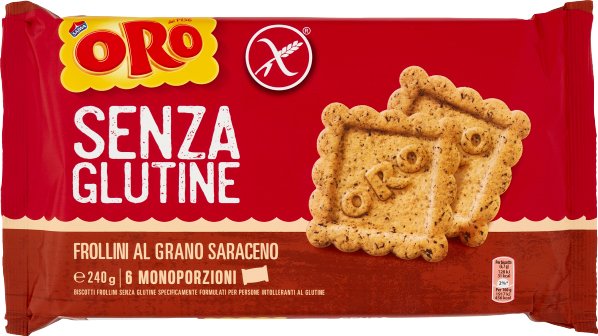 Herbatniki Oro Grano Saraceno Senza Glutine 240g - Saiwa 1