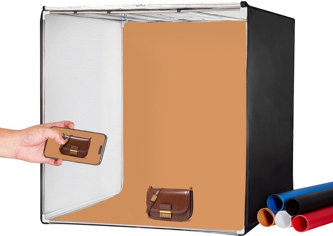 Box fotograficzny studio 100x100x100cm 5600K 210 LED studio do produktów 1