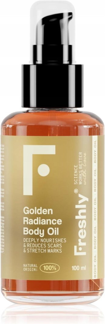 Freshly Cosmetics Golden Radiance Body Oil 1