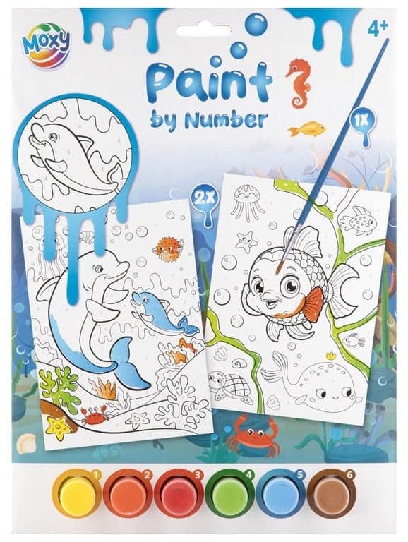 CCG malowanie po numer.A4 rybki 150135 42180 1